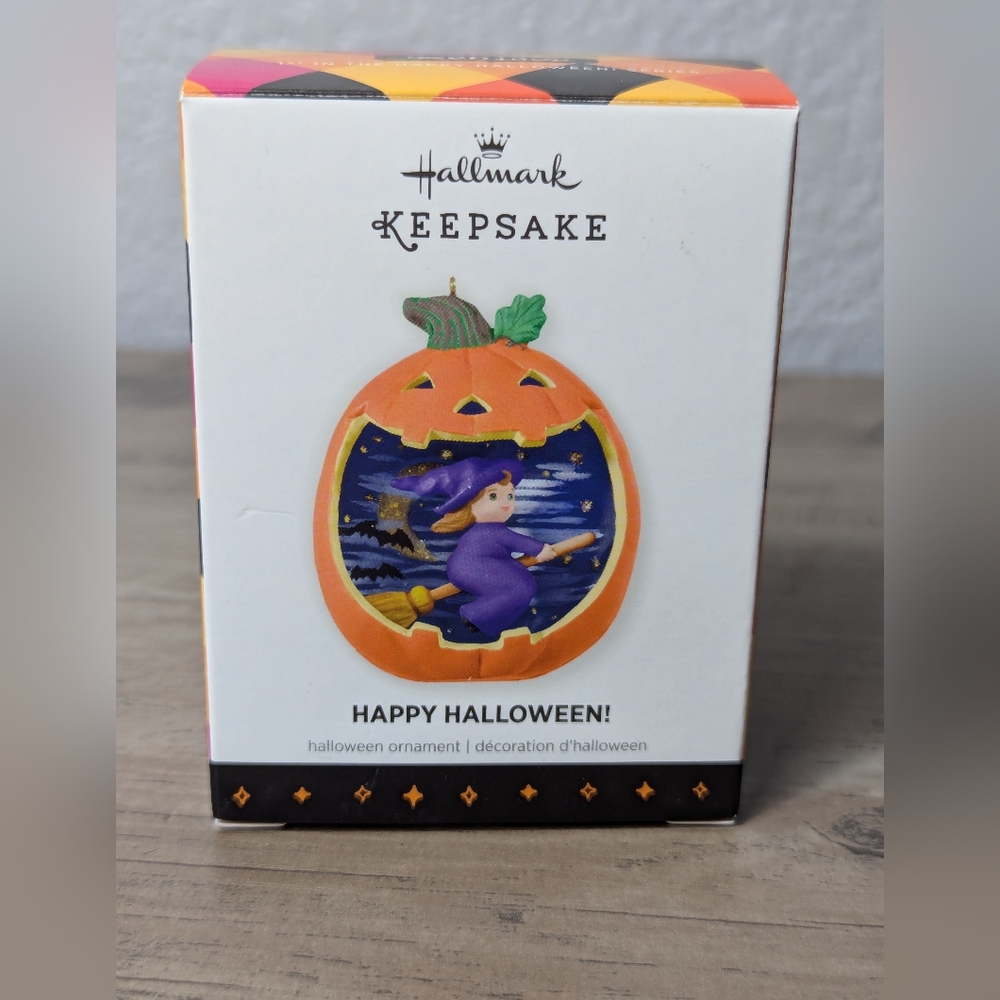 Hallmark Happy Halloween Witch In Pumpkin 2013 - Keepsake Anita‎ Marra Rogers